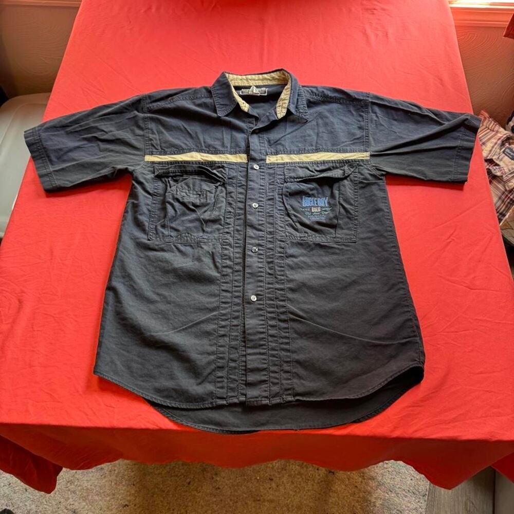 Vintage 90s Bugle Boy Direction Button Up Shirt S